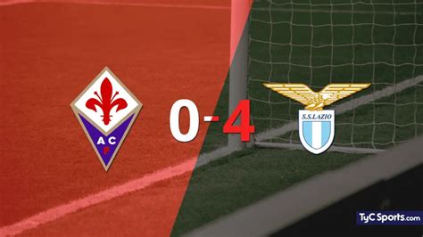 Fiorentina Vs Lazio En Vivo Segu El Partido Minuto A Minuto Tyc Sports