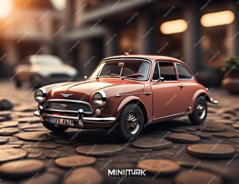 Premium AI Image | Classic car miniature sports car vector illustration