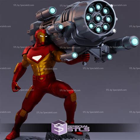 Iron Man with Proton Cannon STL Files | SpecialSTL