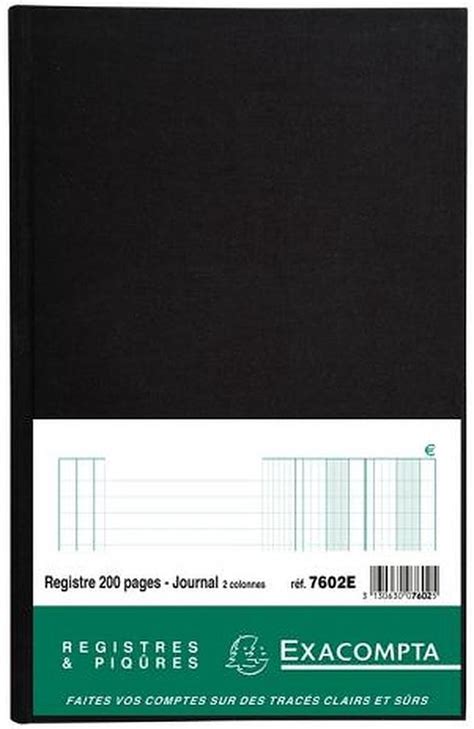 Exacompta Piqre Journal Foliot 320x195mm 38 Lijnen Bol