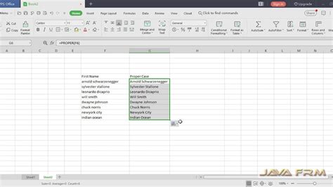 Wps Office Spreadsheet Tutorial Proper Function Wps Office 2019 Youtube