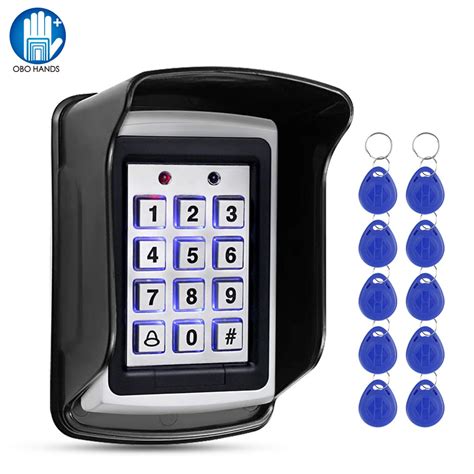 125KHz RFID Metall Access Control Tastatur Kartenleser Wasserdichte