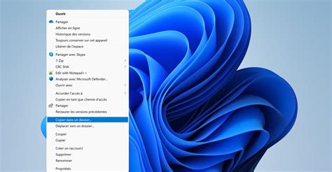 Menu Contextuel Windows 11 Ajouter La Copie Et Le Déplacement De Fichier