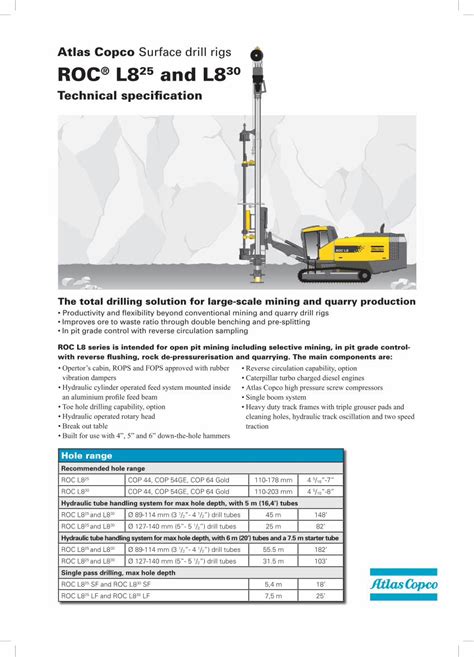 PDF Technical Specification Bss Trading Atlas Copco Surface