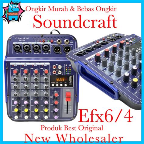 Jual Audio Mixer Soundcraft Efx Bluetooth Player Usb Efx Channel