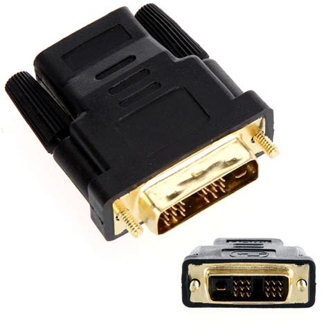 Dvi Male To Hdmi Female Gold Plated Adapter