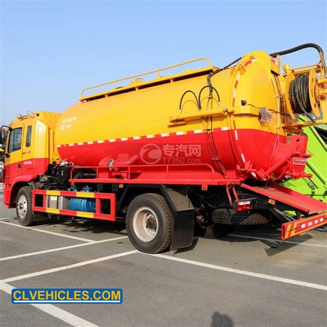 12cbm JAC Fecal Sludge Suction Tanker Sewer Cleaning Dredge Vacuum