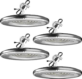 Bulbeats 4Pack UFO LED High Bay Light 100W 14000lm Eqv 400W MH HPS