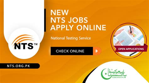 New NTS Jobs 2023 Apply Online Nts Org Pk