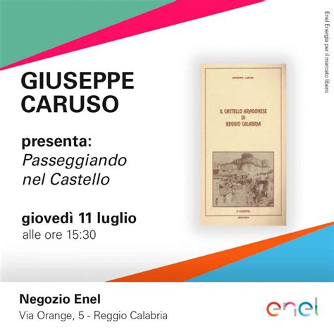 Reggio Lo Storico Giuseppe Caruso Presenta Il Suo Libro Nel Punto Enel