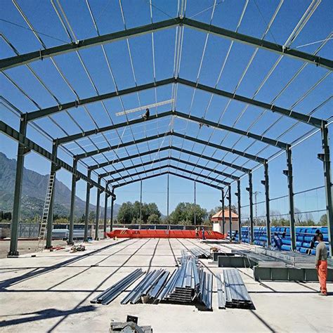 Prefab Steel Structure Storage Shed Steel Frame Warehouse Industrial