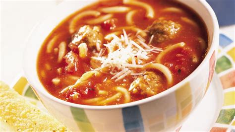 Spaghetti And Meatball Soup Recipe From Betty Crocker