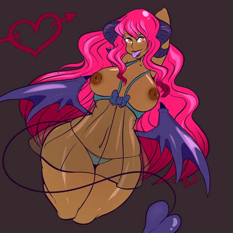 Succubus Pinup By Sucre Boo Hentai Foundry