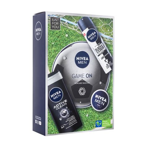 Nivea Men Game On Geschenkset Duschgel Men Active Clean 250 Ml