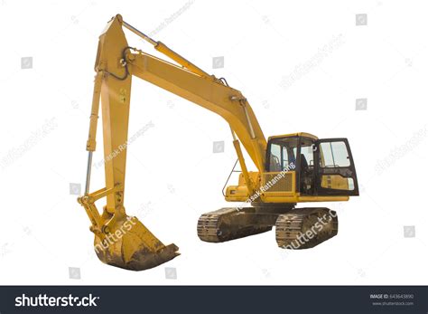 backhoe isolated royalty  images stock  pictures
