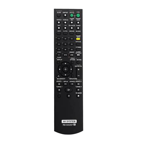 Replace Rm Aau Remote For Sony Home Theatre System Rm Aau