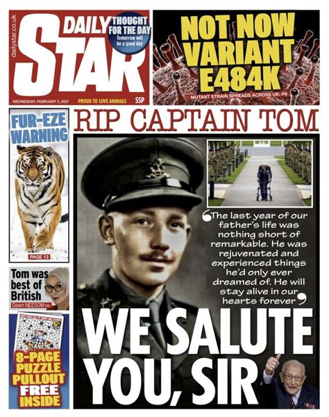 Daily Star Front Page 3rd Of February 2021 Tomorrows Papers Today