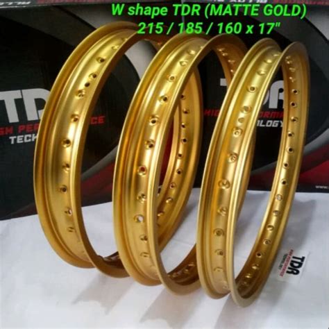 Jual Velg Tdr Rim Tdr Ring W Shape Gold Matte Gold Matte