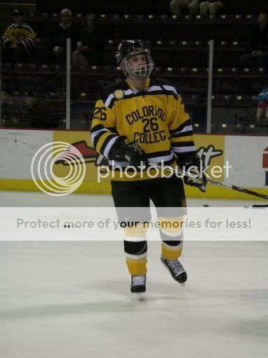 Colorado College wearing hockey throwbacks last night - Sports Logo ...