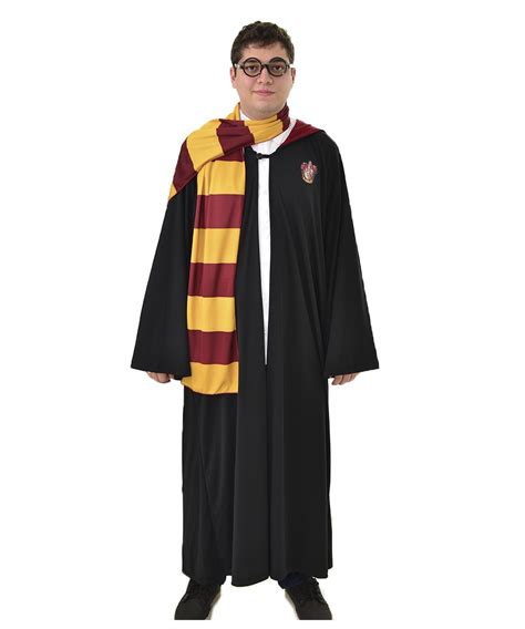 Fantasia Adulto Harry Potter Cosplay Capa Grifinória Cachecol