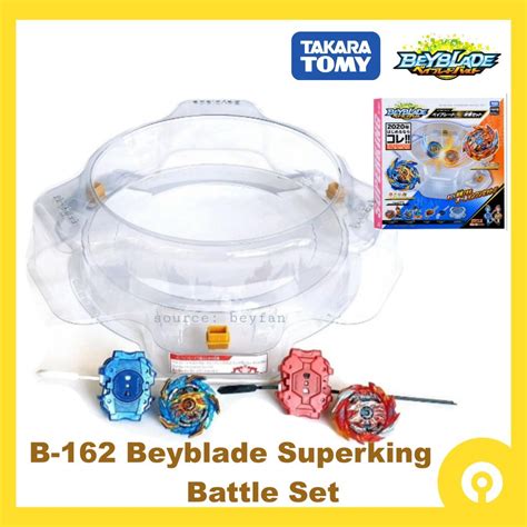 Takara Tomy Beyblade B 162 Beyblade Superking Battle Set Toy Mainan