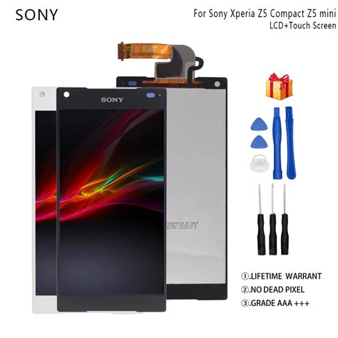 Original For Sony Xperia Z Compact Lcd Touch Screen Digitizer Assembly