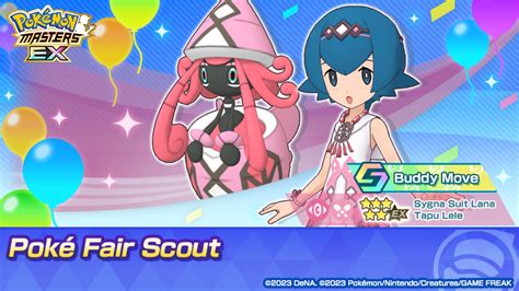 Pokémon Masters Ex On Twitter The Sygna Suit Lana Poké Fair Scout