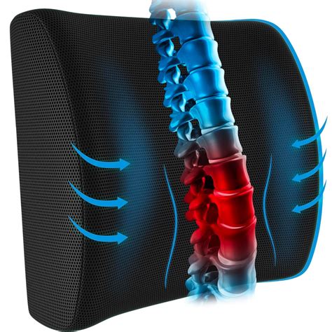 Cojin Lumbar De Espuma De Memoria Ofiprix