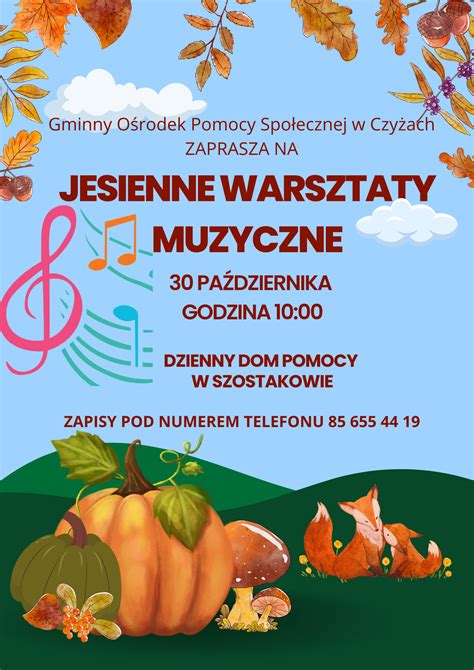 Gmina Czy E Artyku Jesienne Warsztaty Muzyczne