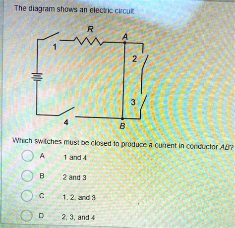 The Following Diagram Shows A Closed Electrical Circuit Circuit Diagram