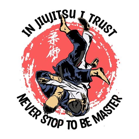 Imagen Vectorial Del Luchador Del Jiu Jitsu Saludo Lucha Arte