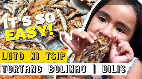 Quick And Easy Recipe Tortang Bolinao Tortang Dilis Tipid Ulam