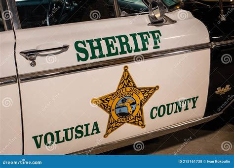 Volusia County Sheriff Police Car from the Side Editorial Stock Photo - Image of emblem, county ...