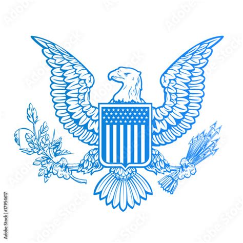 United States Eagle Symbol Stock Vector Adobe Stock