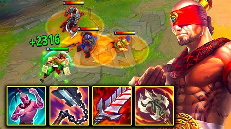 Foggedftw Lee Sin S Insane Healing Build Dominates The Top Lane