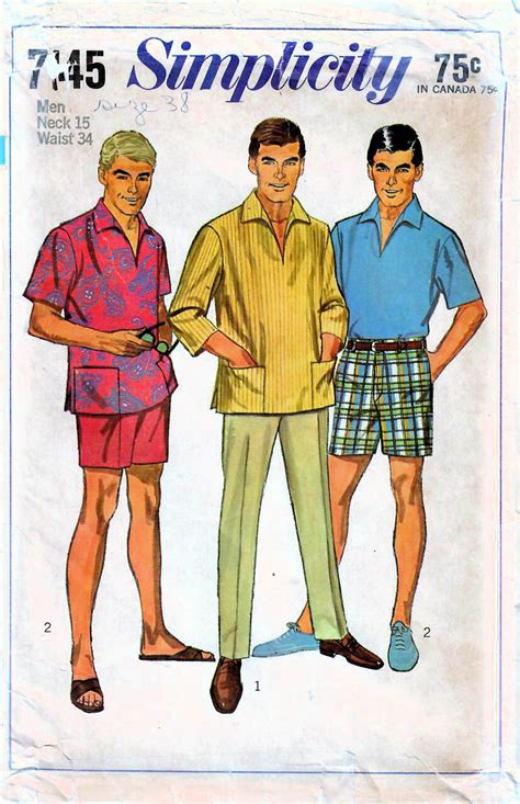 1960s Mens Fashion Casual