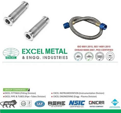 Stainless Steel Bellow Hose Pipe At Rs 1000 Piece Stainless Steel