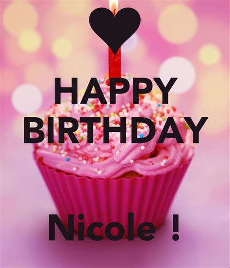 Happy Birthday Nicole Poster Ness Keep Calm O Matic