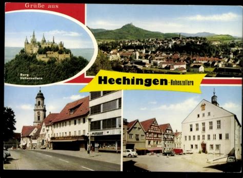 Hechingen Burg Hohenzollern Teilansicht Kirche Rathaus