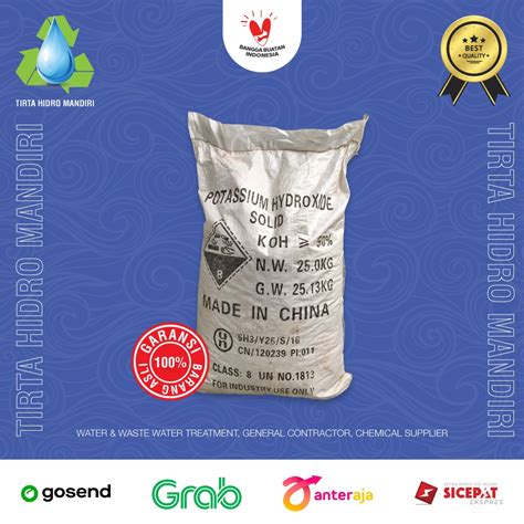 Jual Koh Potassium Hydroxide Kalium Hidroksida 1 Kg Shopee Indonesia