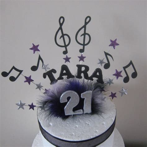 Music Cake Toppers Etsy