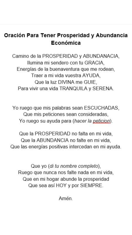 Oración Para Tener Prosperidad Y Abundancia Económica