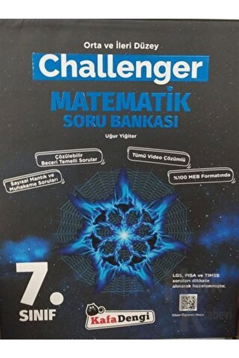 Kafa Dengi Yayınları 7 Sınıf Challenger Matematik Soru Bankası Fiyatı