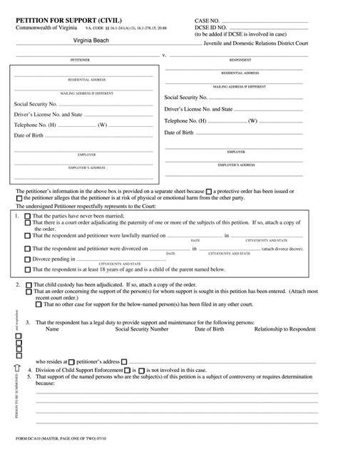 Virginia Form Dc 610 Fill Online Printable Fillable Blank PdfFiller