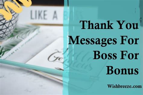 53 Thank You Messages Wishes And Captions For Boss For Bonus Wishbreeze