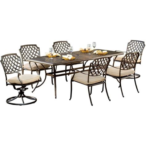 Agio 7 Piece Patio Dining Set - Heritage Collection Review | OutsideModern