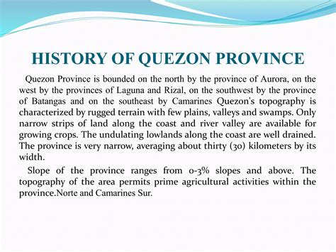 QUEZON PROVINCE | PPT