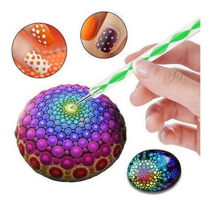 Mandala Herramientas De Pintura Kit Mand Dotting Stencil Cuotas