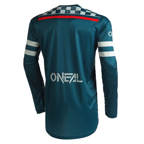 O Neal Element Squadron Fr Jersey Trikot Lang Blau Grau Oneal