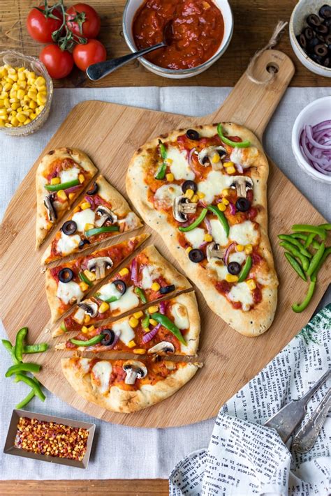 Minute Naan Bread Pizza Veggie Desserts